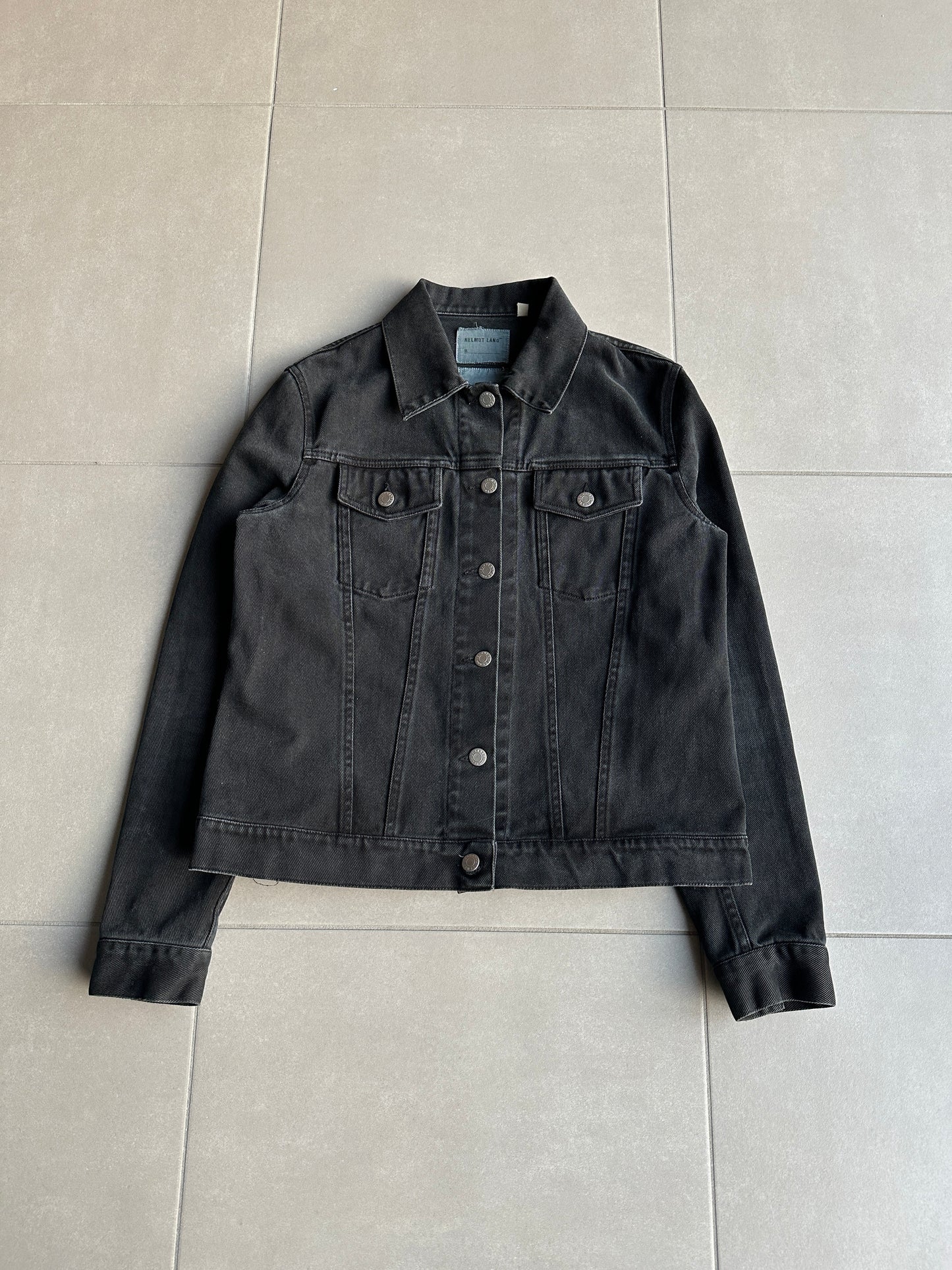 Helmut Lang circa 2000's over-dyed denim trucker jacket
