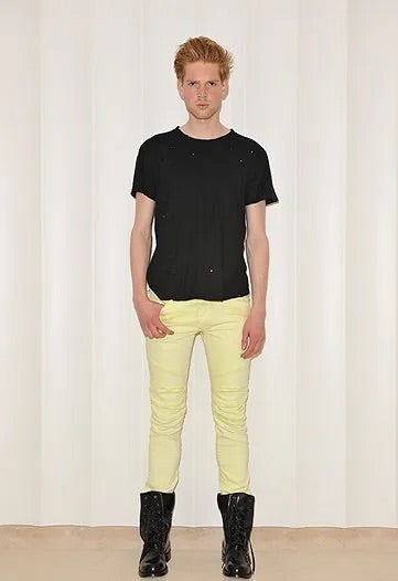 Balmain Homme SS10 Shotgun distressed T-shirt