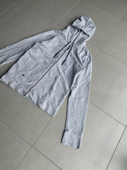 Dior Homme SS04 "strip" Bee motif zip-up hoodie