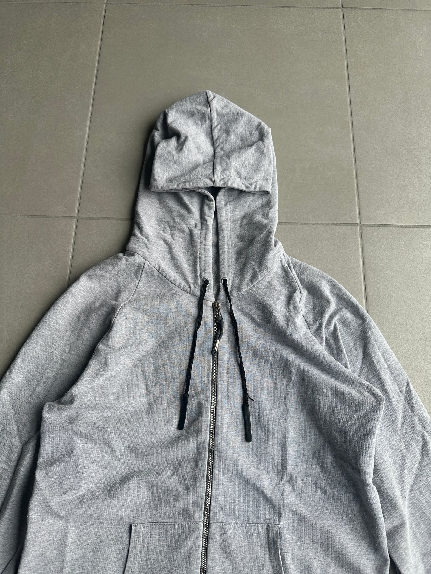 Dior Homme SS04 "strip" Bee motif zip-up hoodie