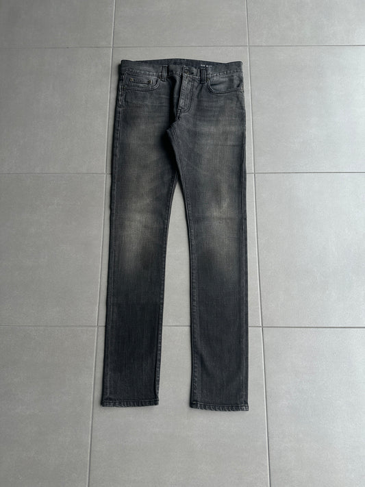 サンローラン パリ 17AW D02 ウォッシュド加工 ウィスカードデニム