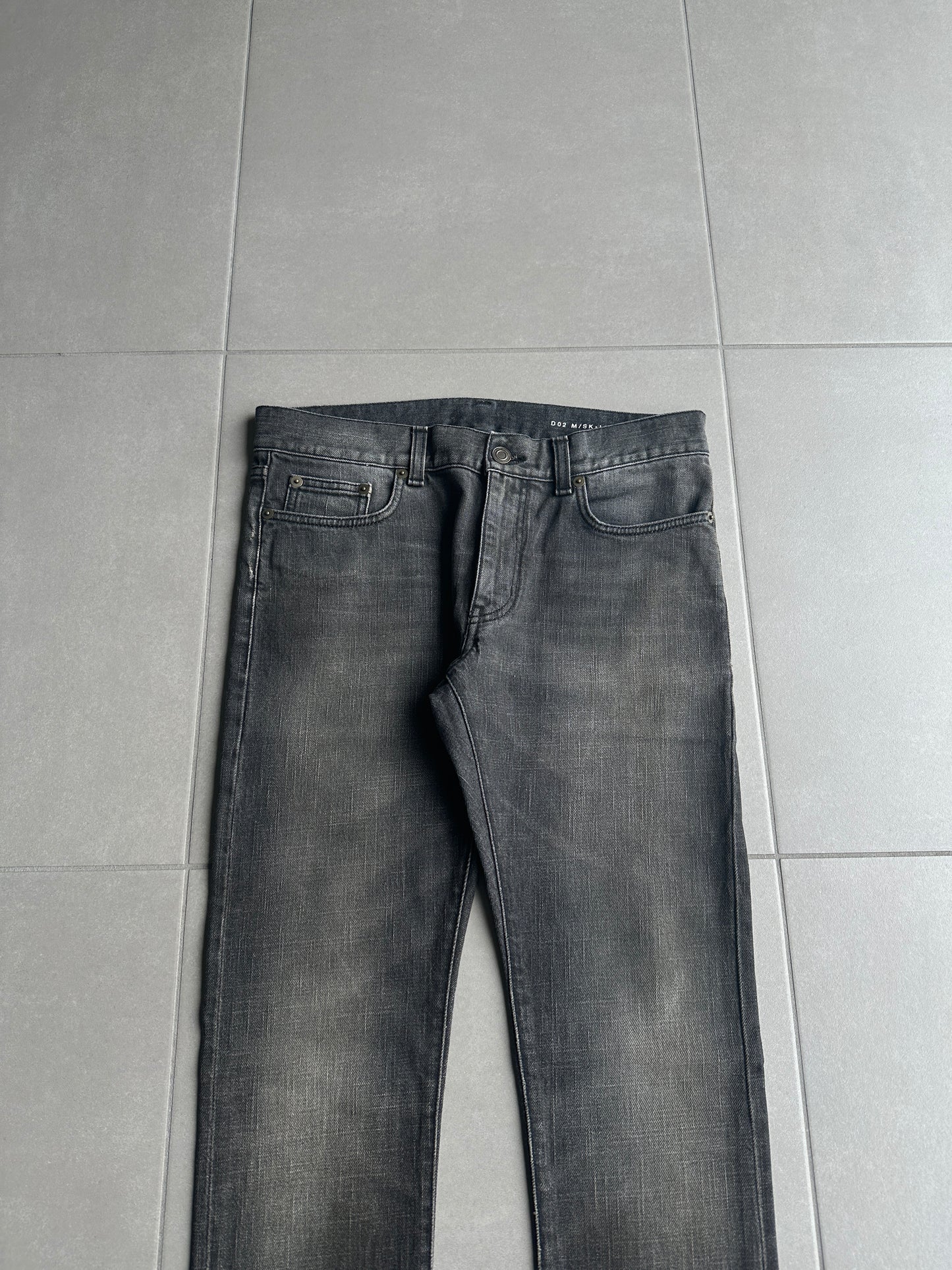 Saint Laurent Paris AW17 D02 washed whiskered Denim