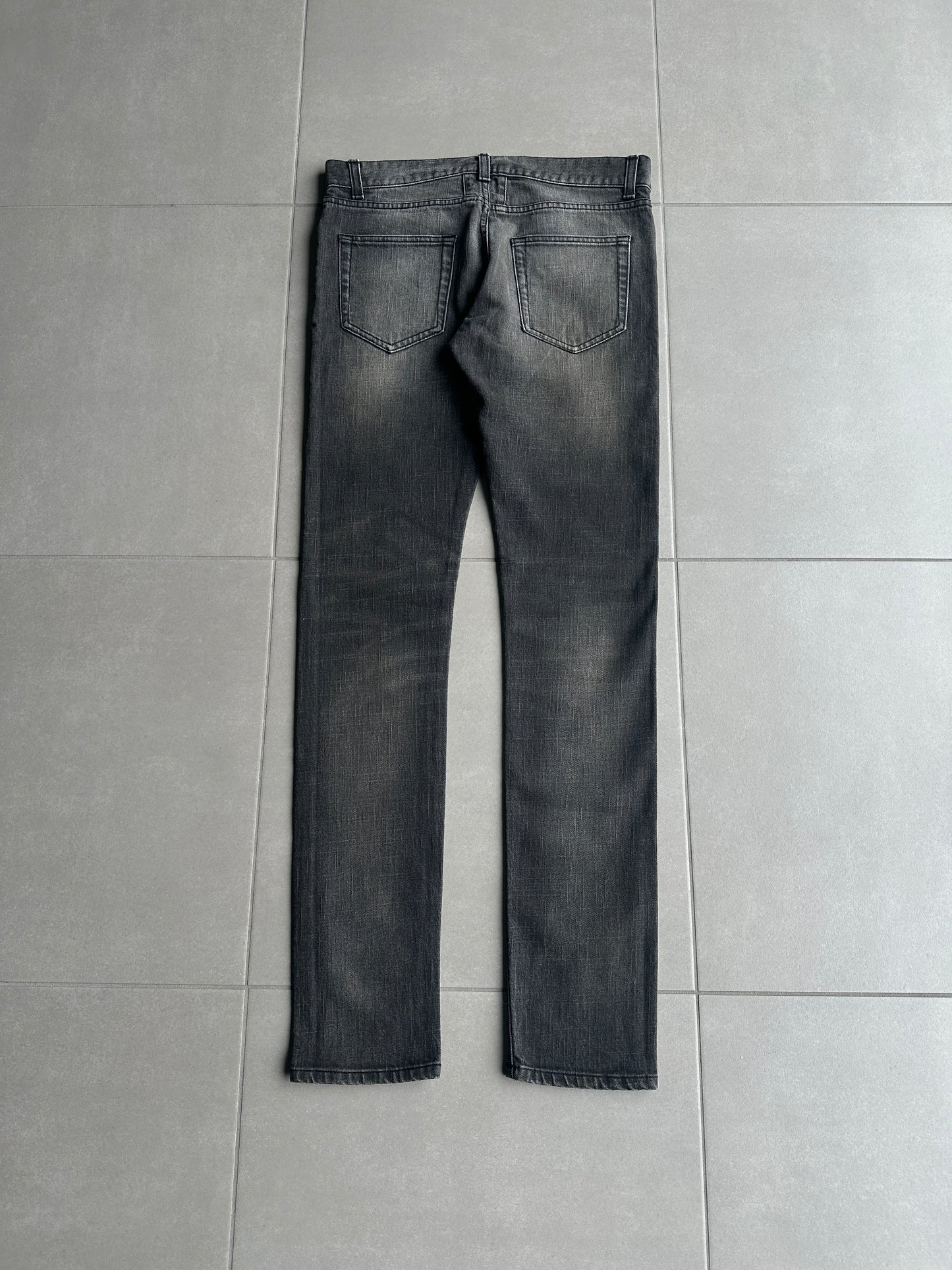 Saint Laurent Paris AW17 D02 washed whiskered Denim