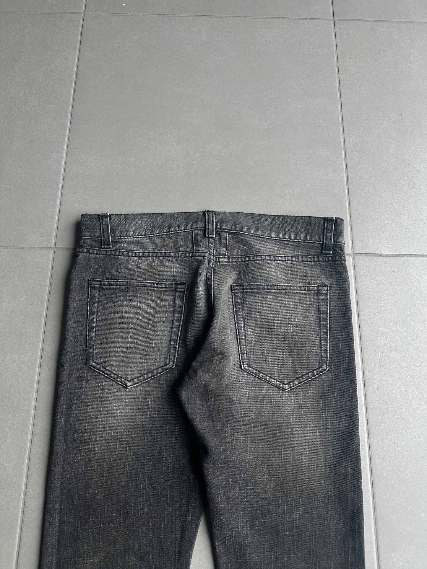 Saint Laurent Paris AW17 D02 washed whiskered Denim