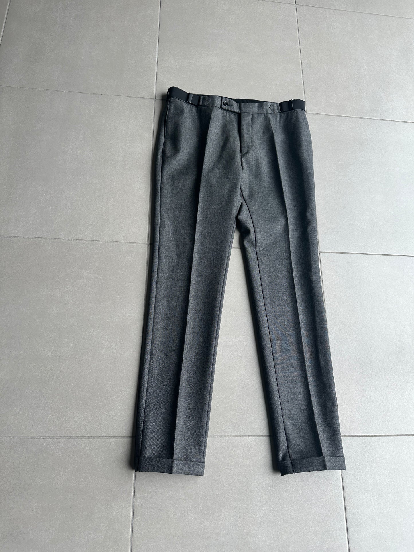 Dior homme AW07 "Navigate" belted wool trousers