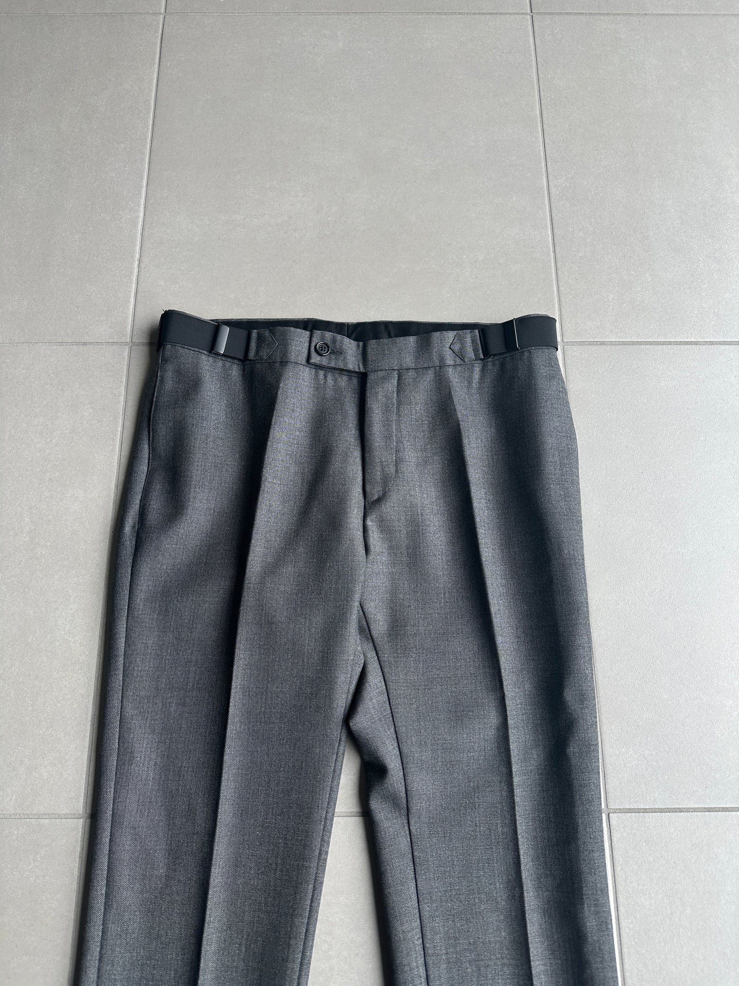 Dior homme AW07 "Navigate" belted wool trousers