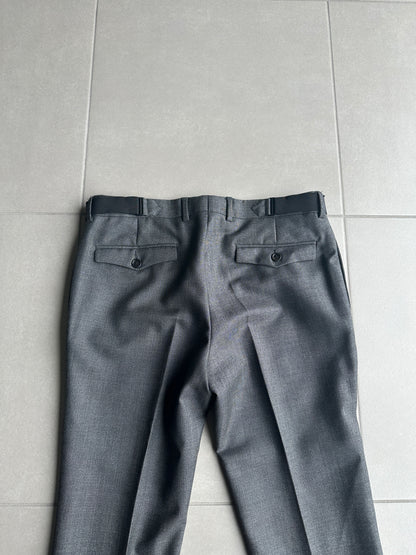 Dior homme AW07 "Navigate" belted wool trousers