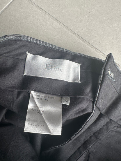 Dior homme AW07 "Navigate" belted wool trousers