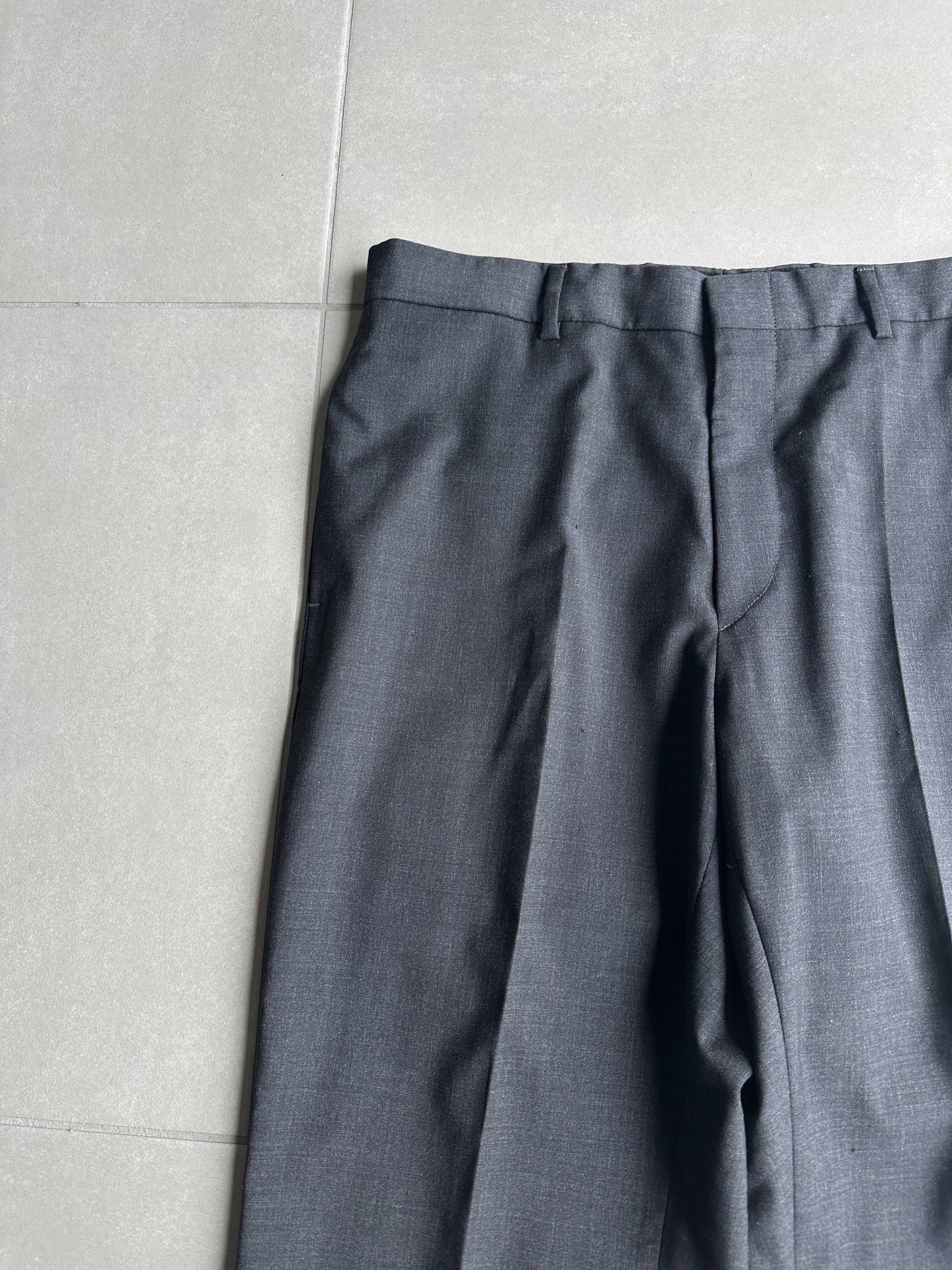 Dior Homme SS04 "strip" wool trousers