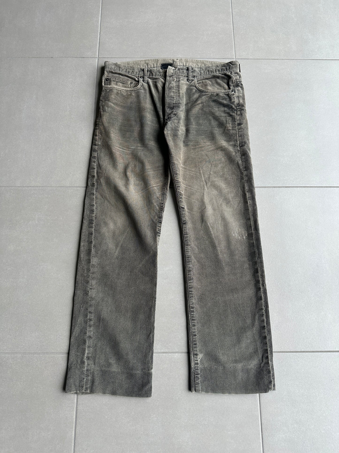 Dior Homme AW04 “Victim Of The Crime” Corduroy trousers