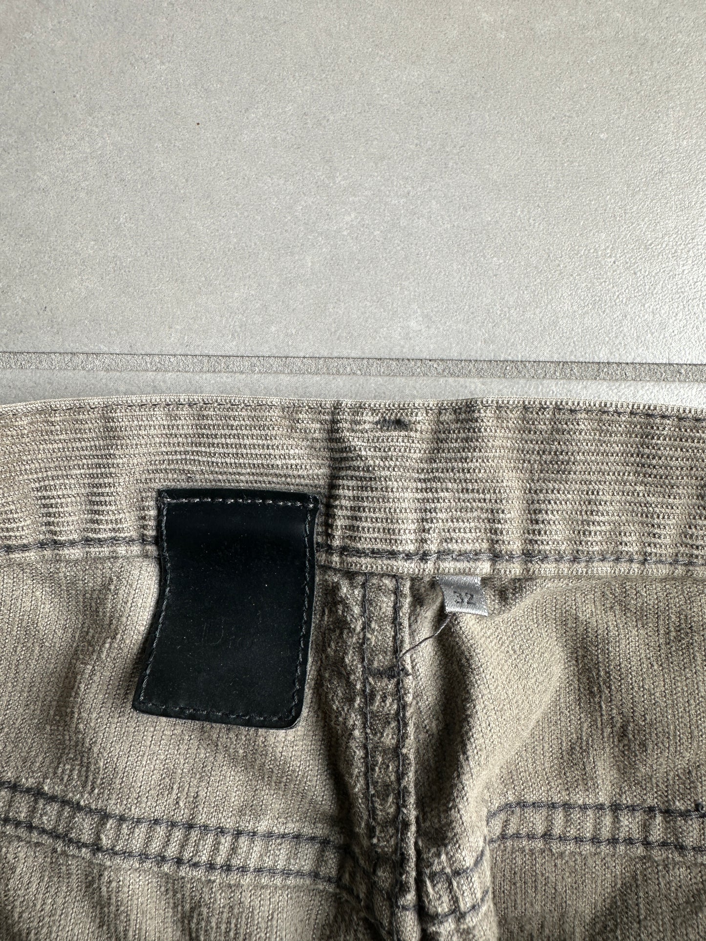 Dior Homme AW04 “Victim Of The Crime” Corduroy trousers