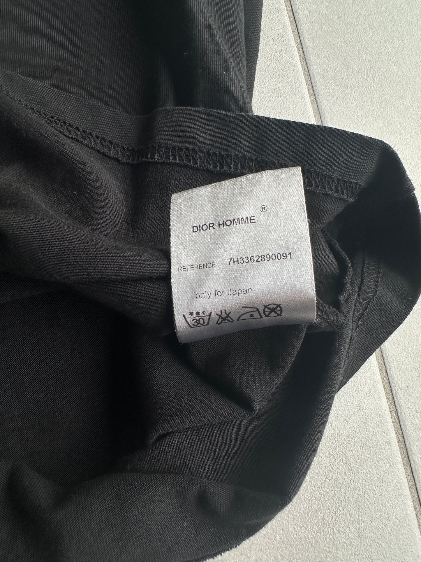 Dior Homme AW07 “Navigate” inexorable wing T-shirt