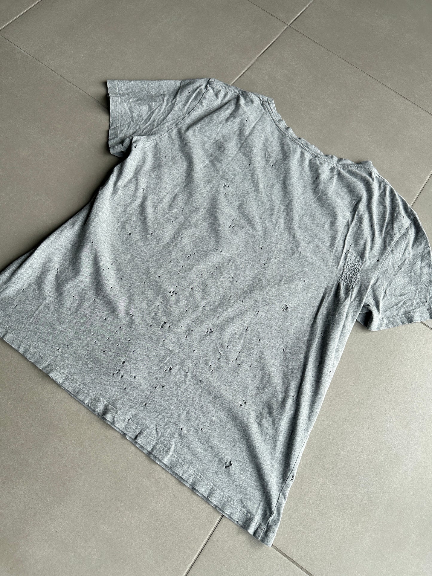 Balmain Homme SS10 Shotgun distressed T-shirt