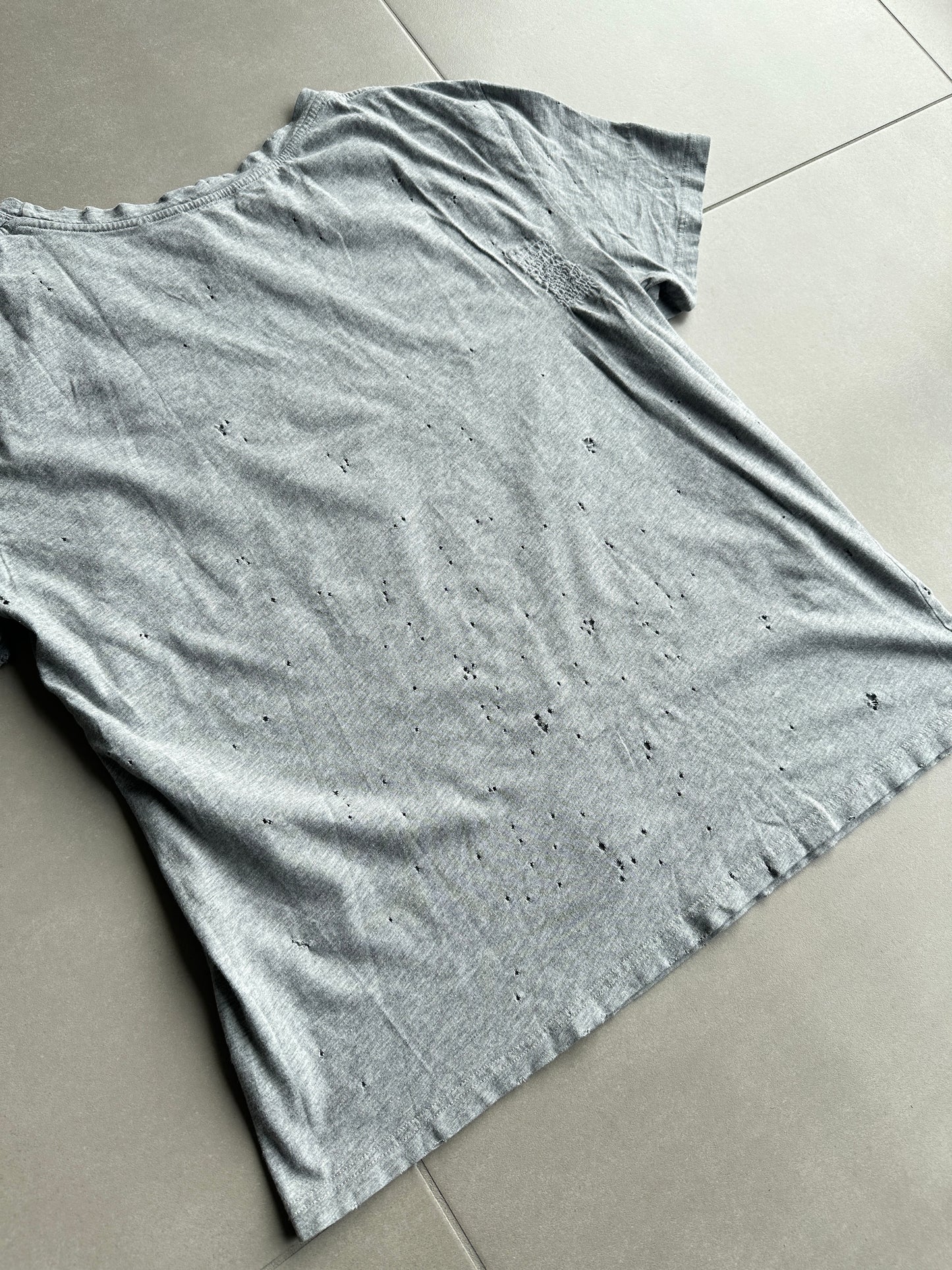Balmain Homme SS10 Shotgun distressed T-shirt