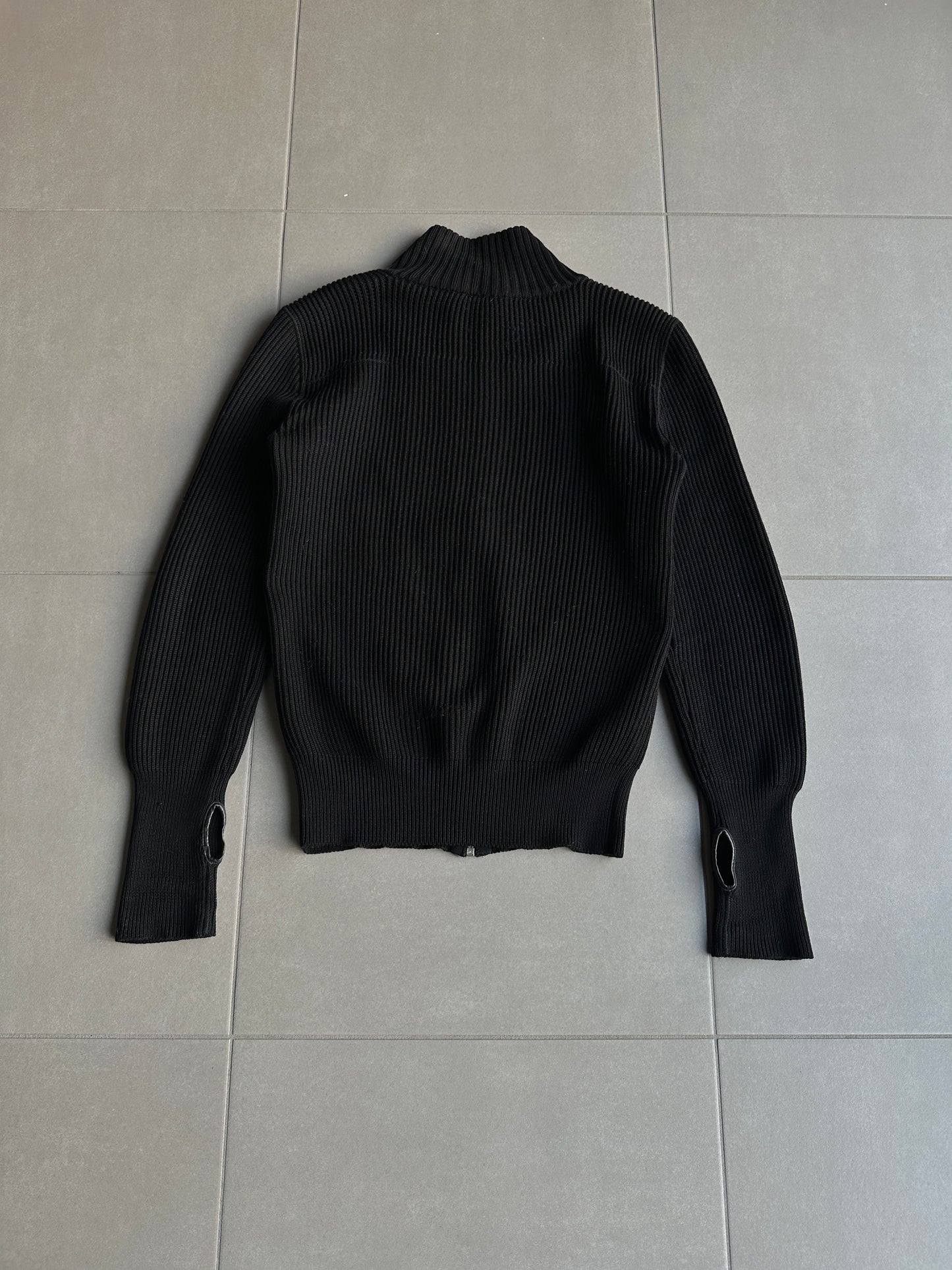 Dior Homme AW07 “Navigate” thumb hole diver knit sweater