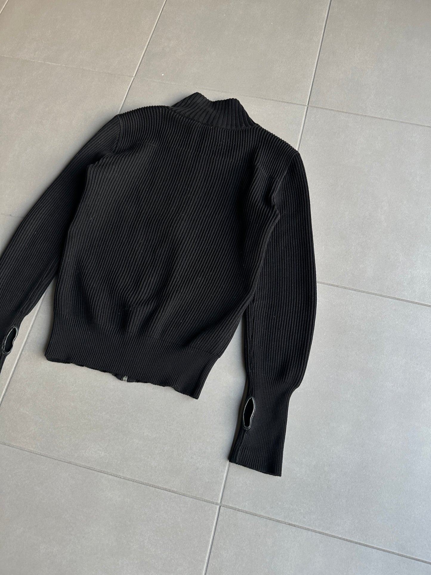 Dior Homme AW07 “Navigate” thumb hole diver knit sweater