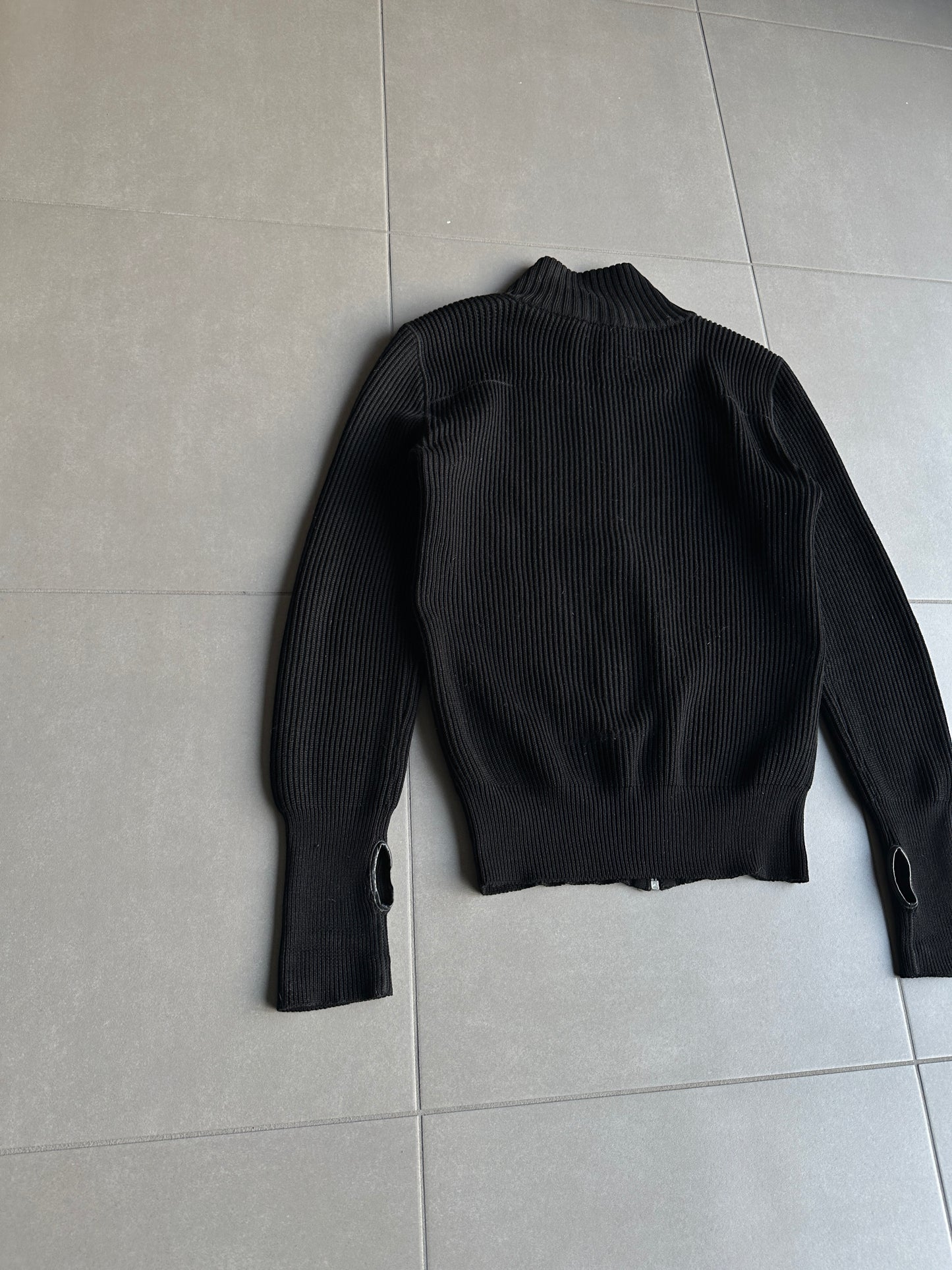 Dior Homme AW07 “Navigate” thumb hole diver knit sweater