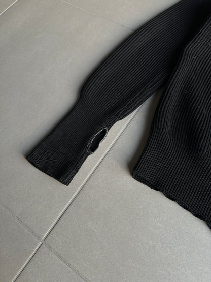 Dior Homme AW07 “Navigate” thumb hole diver knit sweater