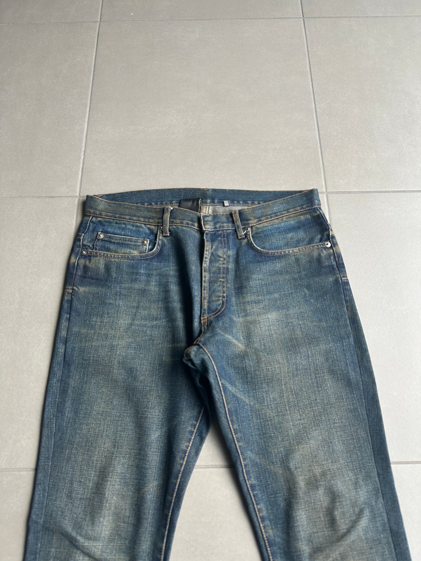 Dior Homme AW05 'In The Morning" rust washed denim