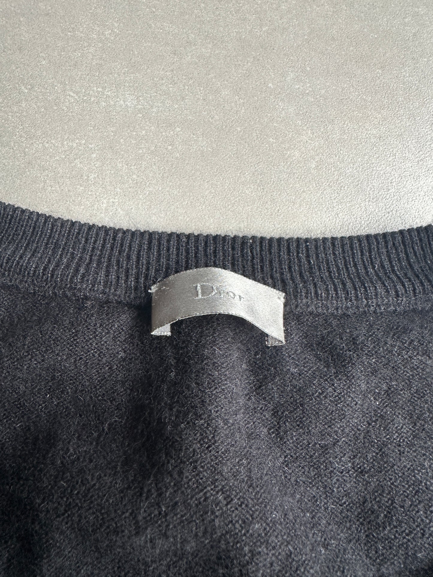 Dior Homme AW07 “Navigate” Cashmere V-neck sweater