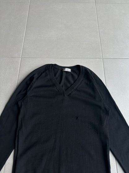 Dior Homme SS07 distressed V-neck sweater