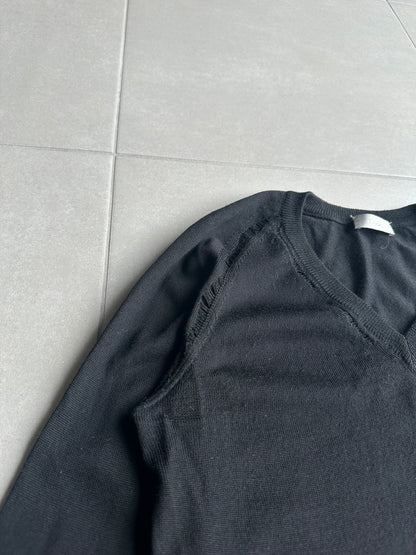 Dior Homme SS07 distressed V-neck sweater