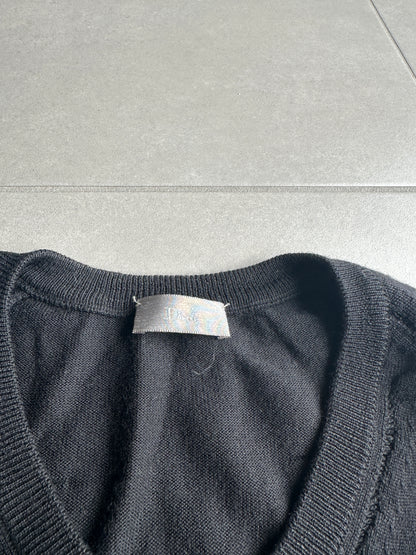 Dior Homme SS07 distressed V-neck sweater