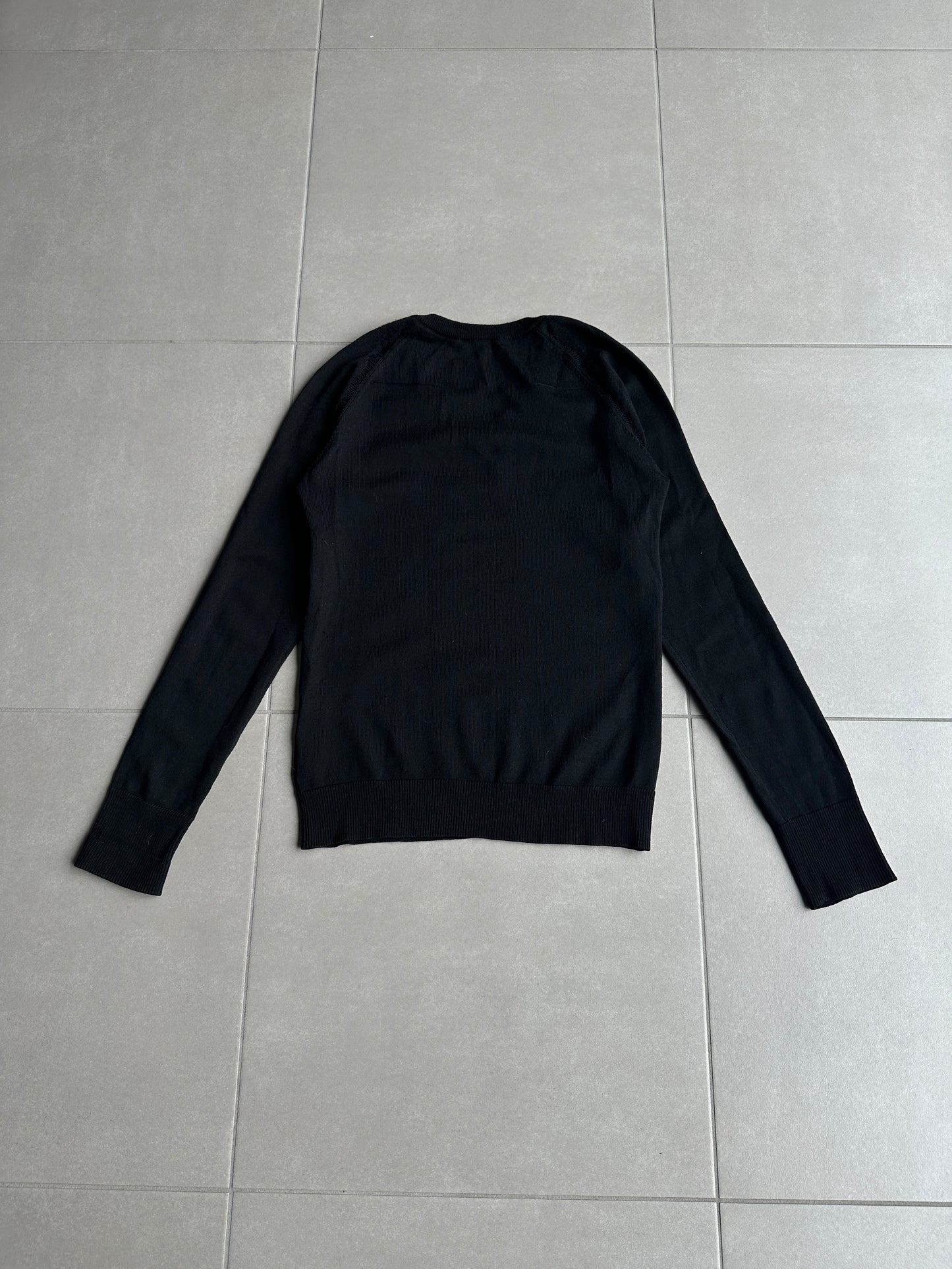 Dior Homme SS07 distressed V-neck sweater