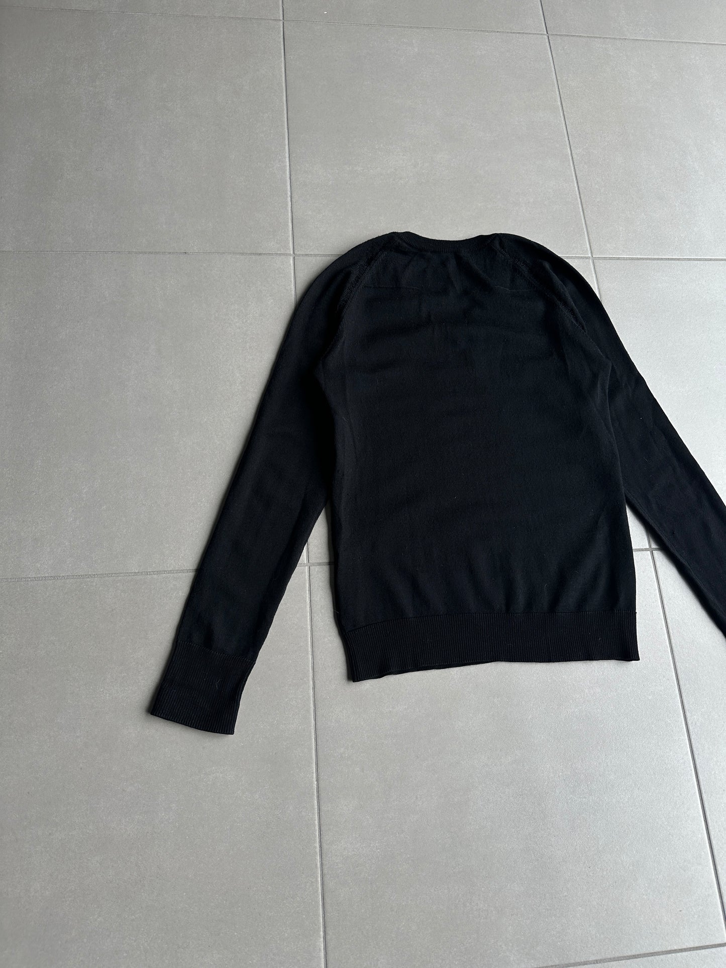 Dior Homme SS07 distressed V-neck sweater