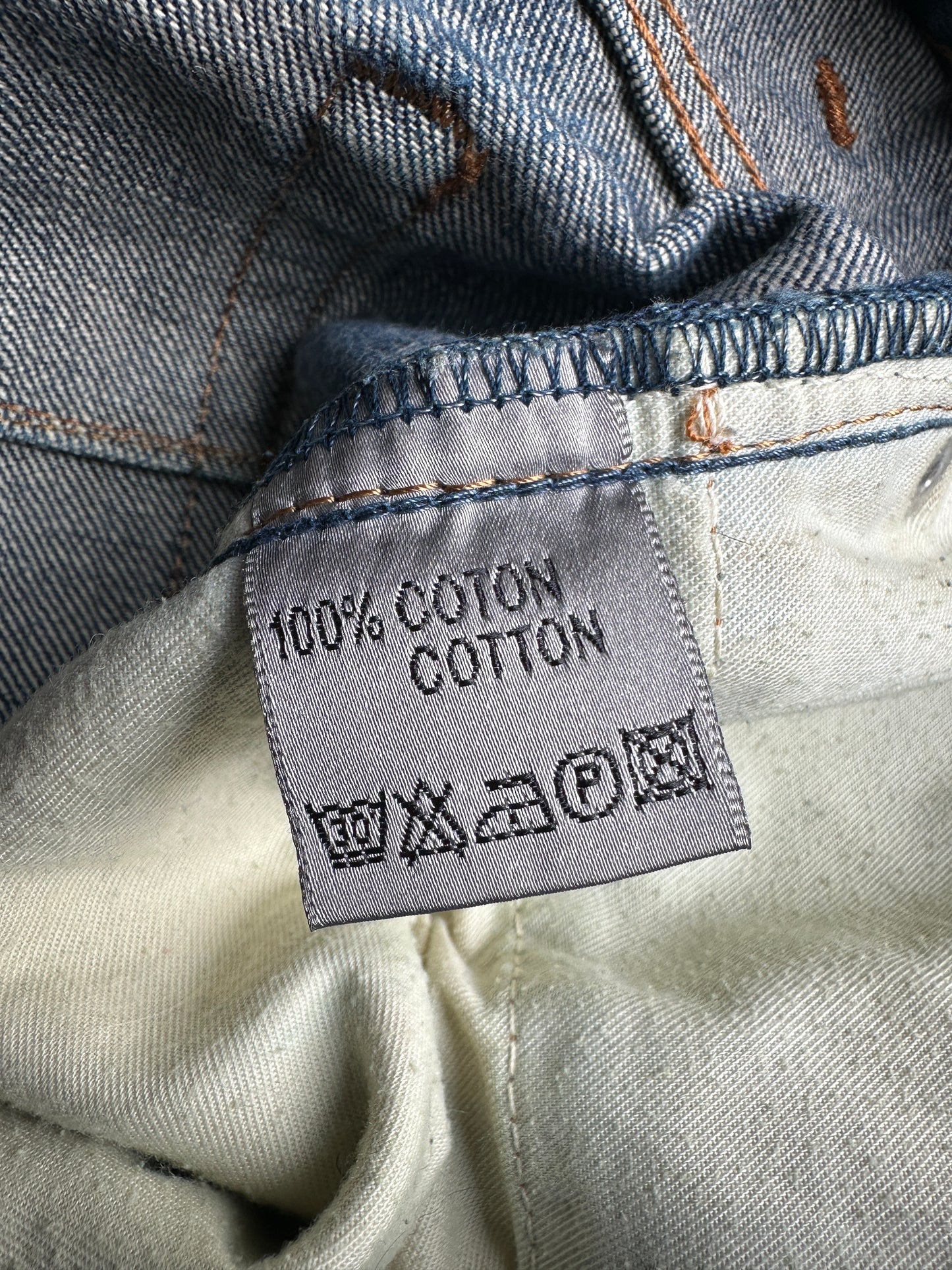 Dior Homme AW06 “These grey days” dust wash denim