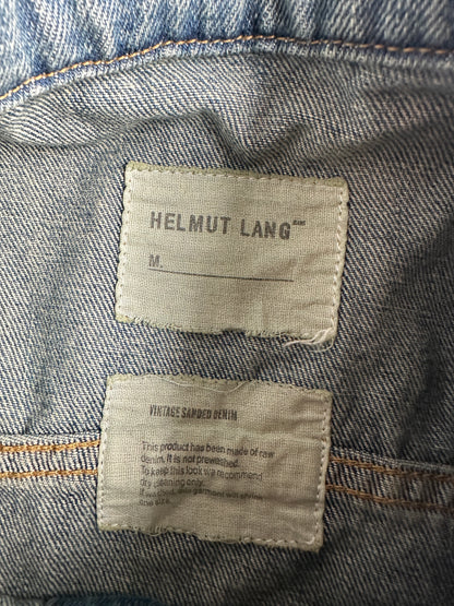 Helmut Lang Circa 2000’s  vintage sanded denim trucker jacket