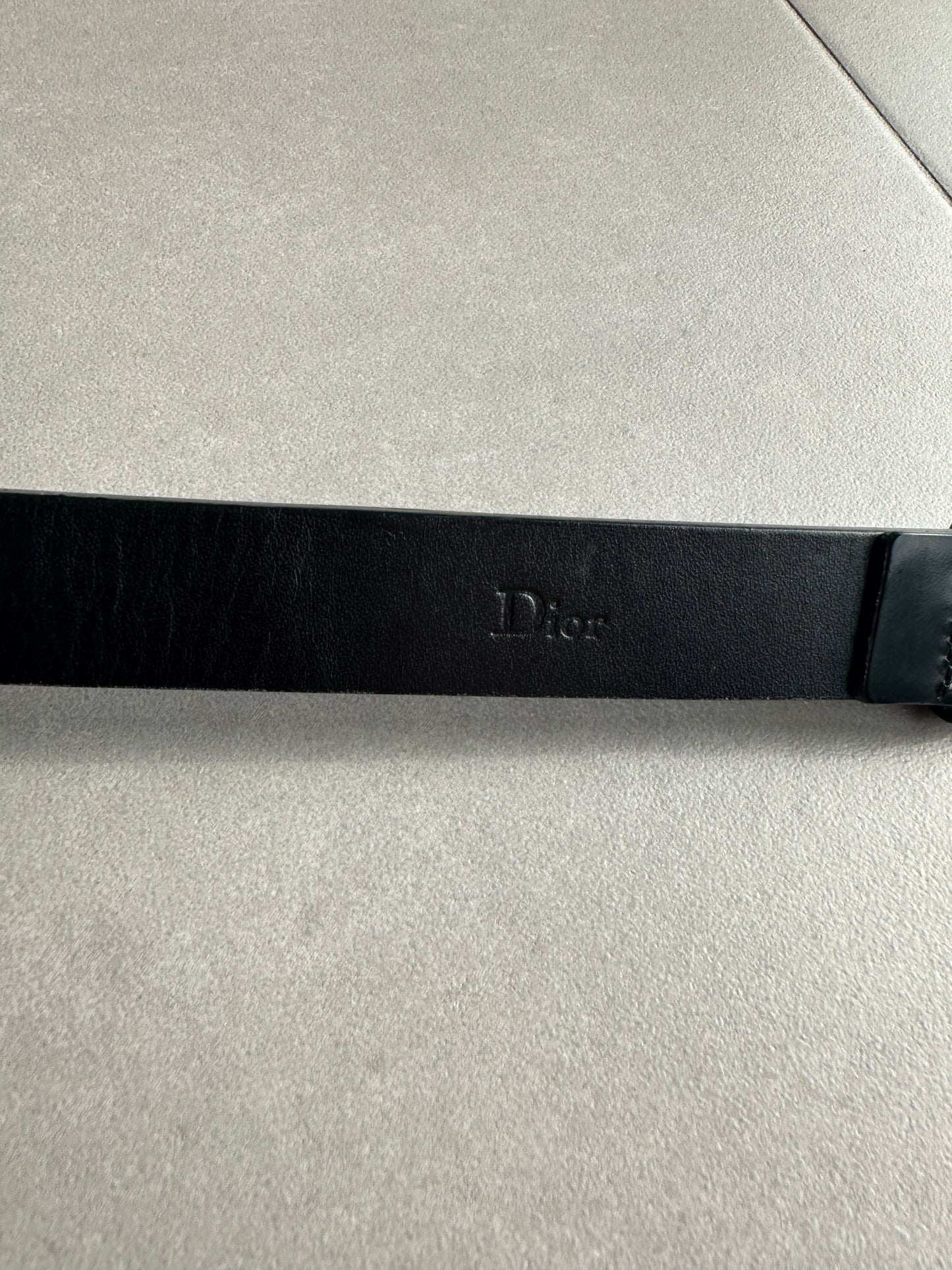 Dior Homme SS02 “Red/Boys Don’t Cry” leather belt