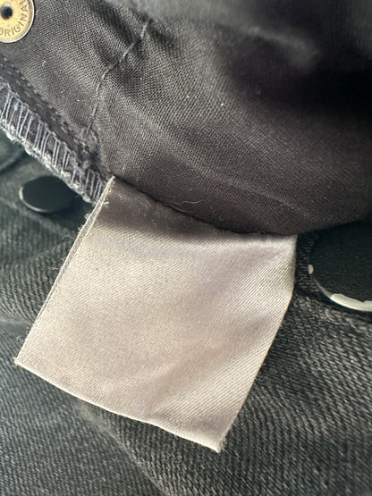 Dior Homme SS04 “STRIP” distressed waxed denim