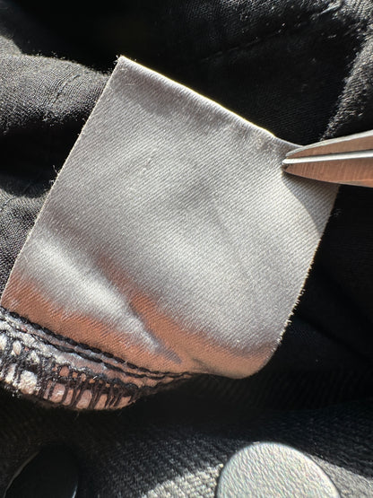 Dior Homme SS04 “STRIP” distressed waxed denim