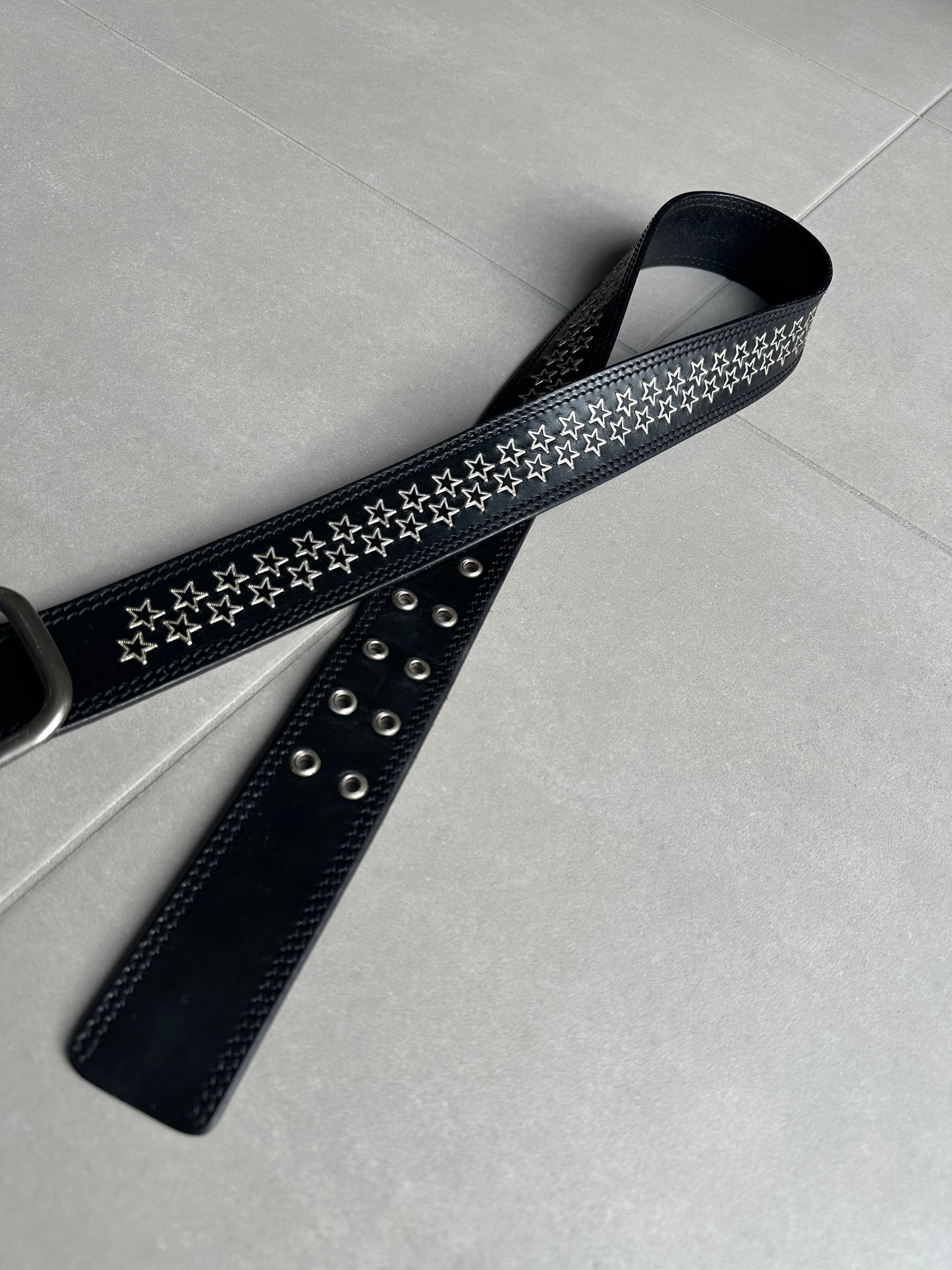 Dior Homme SS06 Double prong star belt