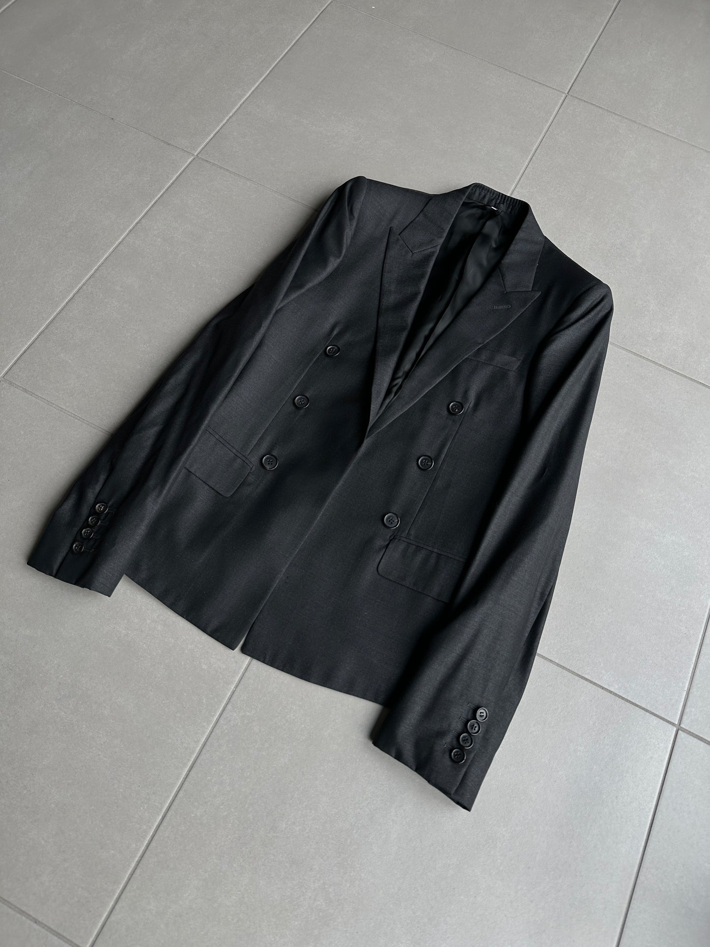 Dior Homme SS05 “BECK/Untitled” silk/wool double breasted blazer