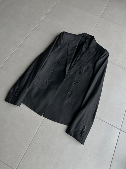 Dior Homme SS05 “BECK/Untitled” silk/wool double breasted blazer