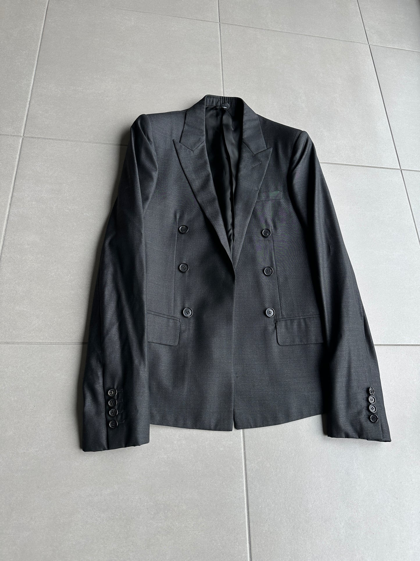 Dior Homme SS05 “BECK/Untitled” silk/wool double breasted blazer