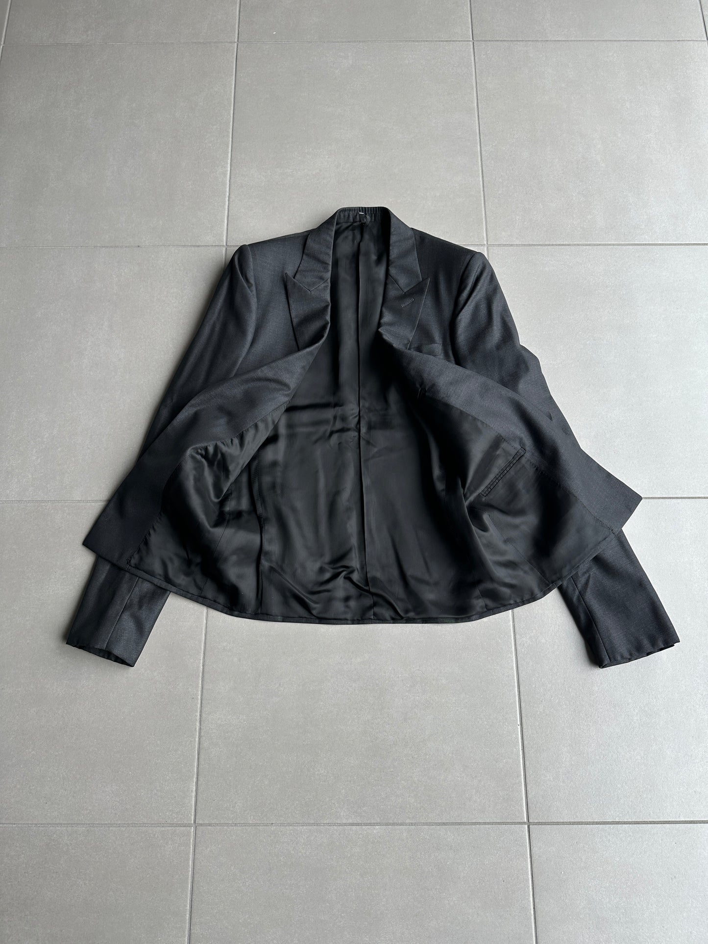 Dior Homme SS05 “BECK/Untitled” silk/wool double breasted blazer