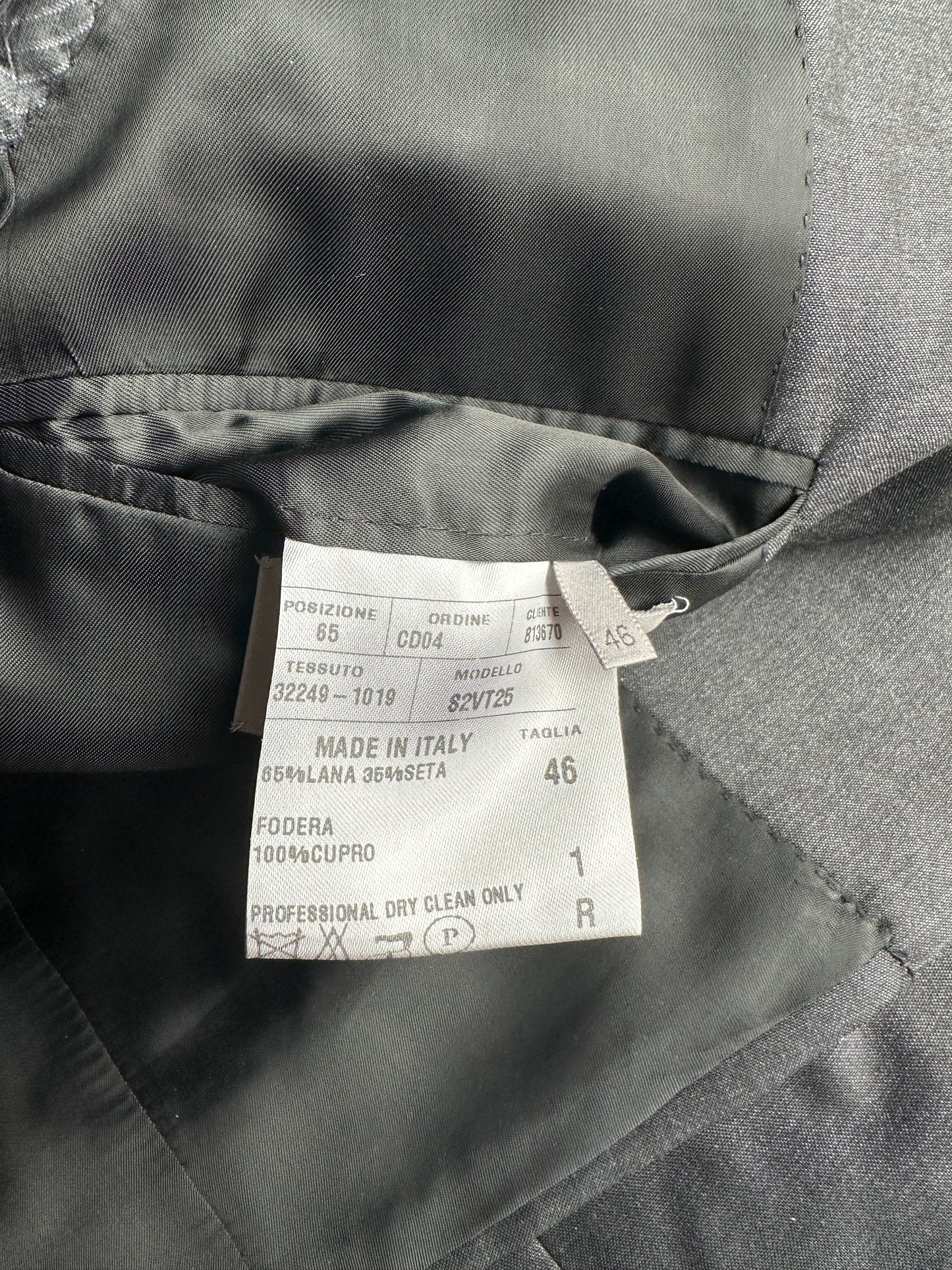 Dior Homme SS05 “BECK/Untitled” silk/wool double breasted blazer