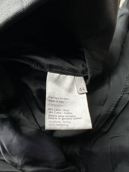 Dior Homme AW05 “In The Morning” leather trimmed Blazer