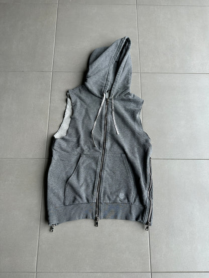 Balmain Homme AW2011 sleeveless hoodie