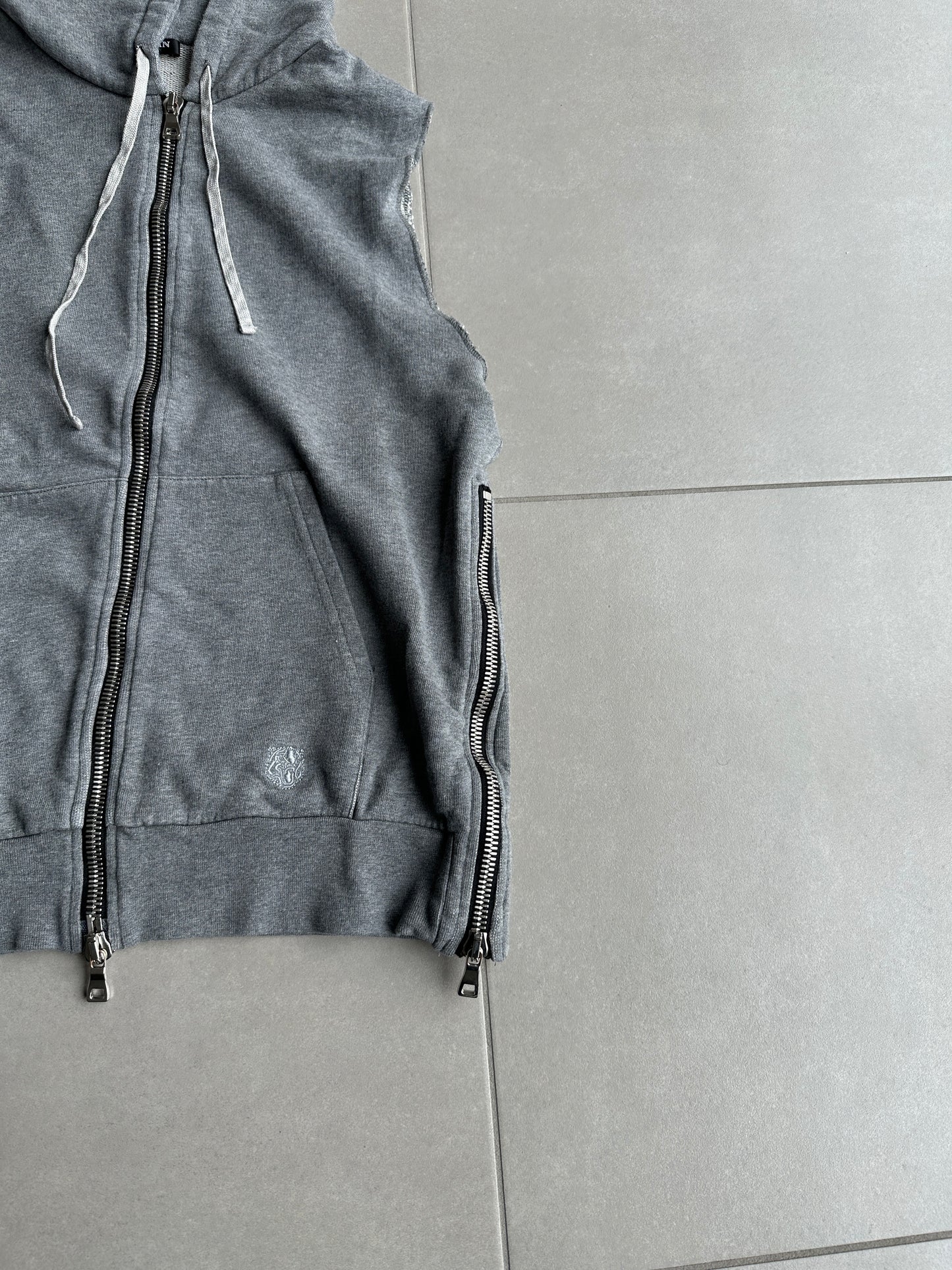Balmain Homme AW2011 sleeveless hoodie
