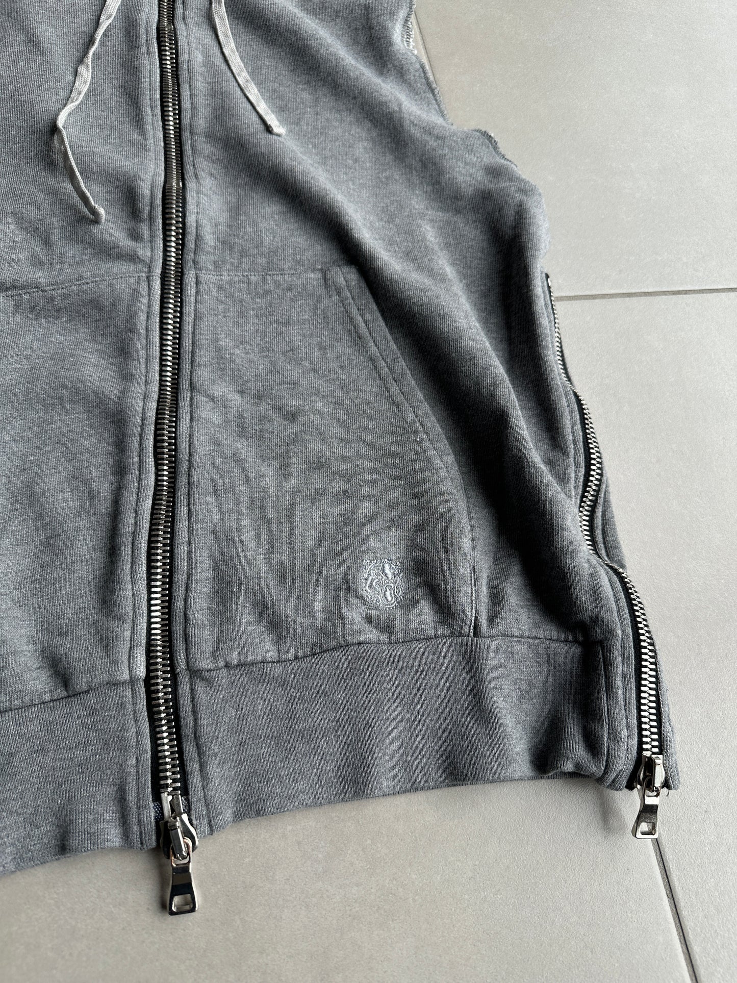 Balmain Homme AW2011 sleeveless hoodie