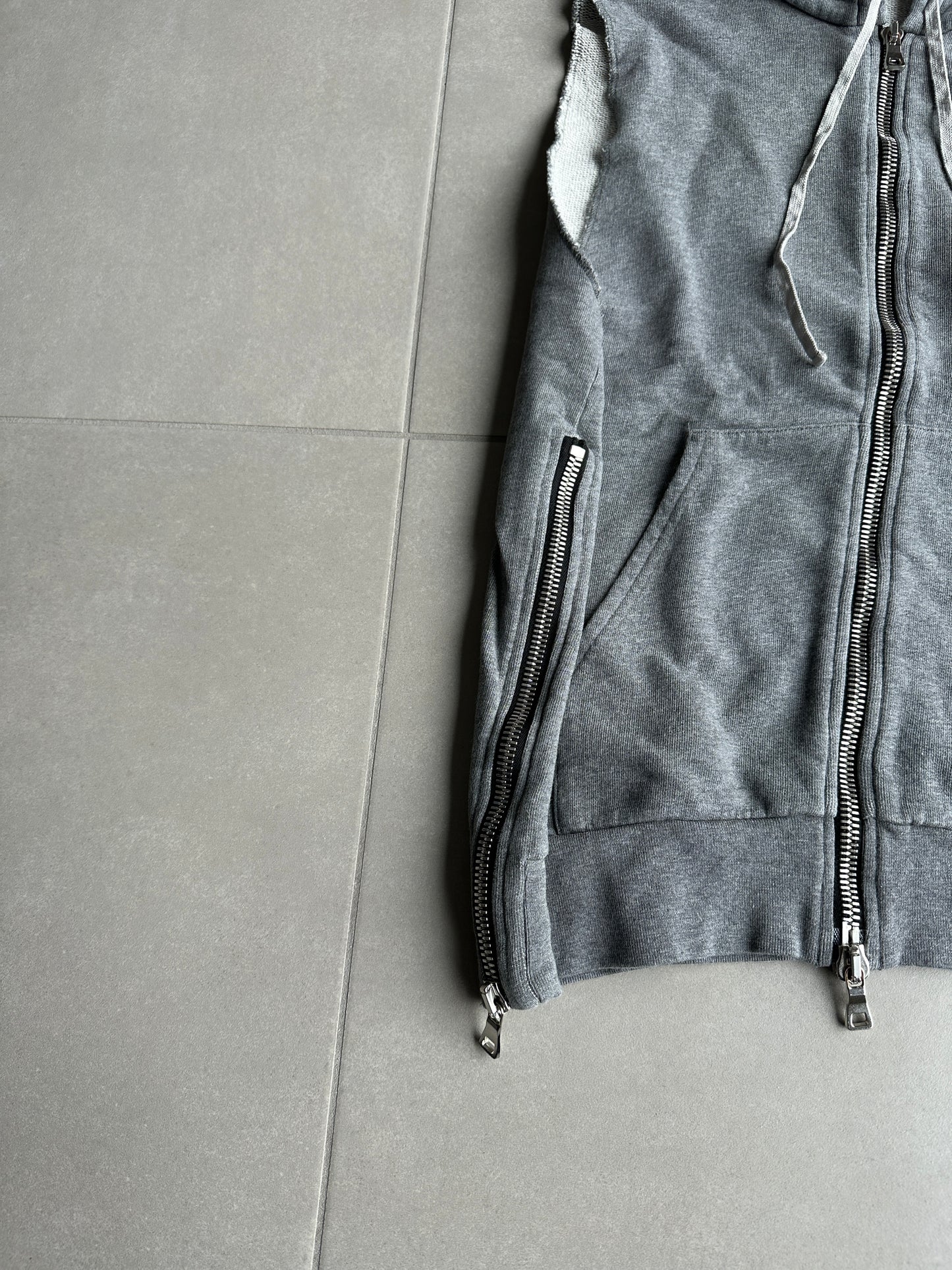 Balmain Homme AW2011 sleeveless hoodie