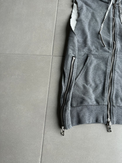 Balmain Homme AW2011 sleeveless hoodie