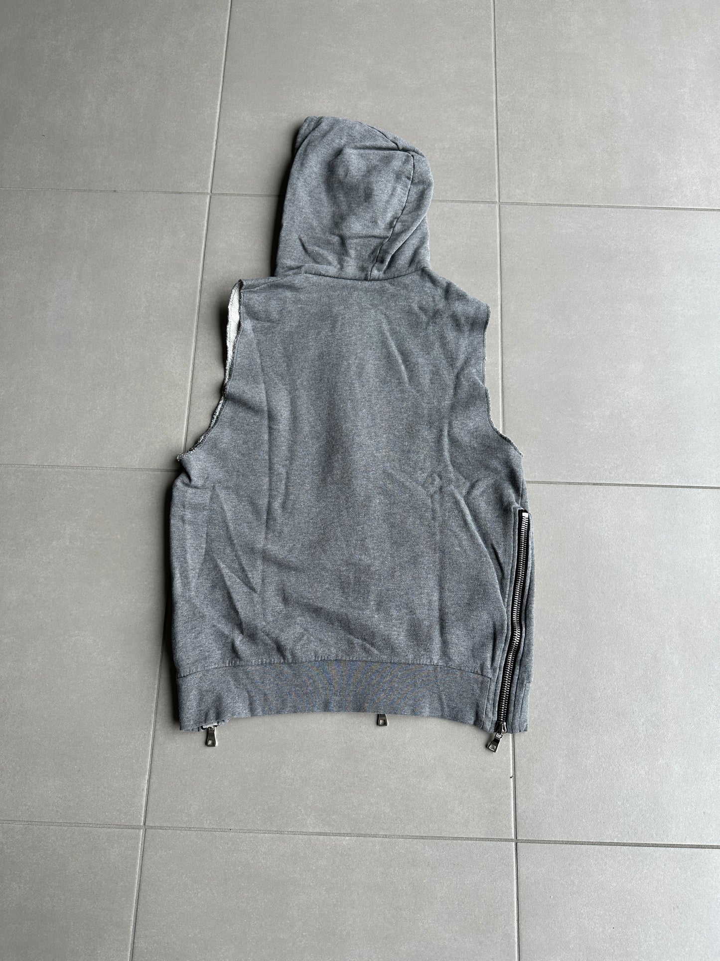 Balmain Homme AW2011 sleeveless hoodie