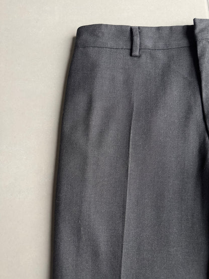 Dior Homme A/W 2002 “Reflexion” straight leg wool trousers