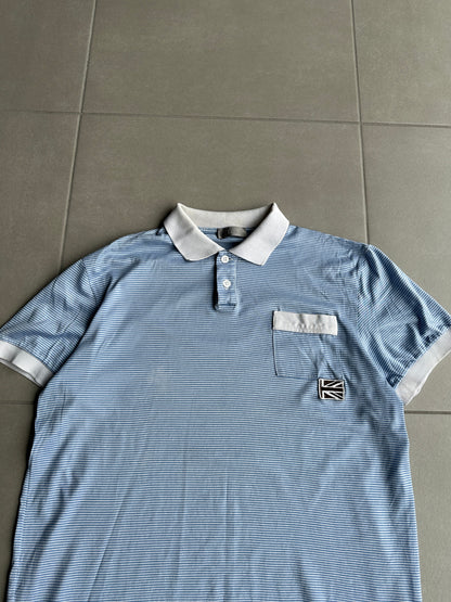Dior Homme SS06 striped union jack polo shirt