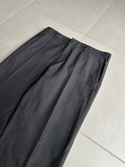Dior Homme A/W 2002 “Reflexion” straight leg wool trousers